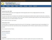 Tablet Screenshot of homesmartreports.com